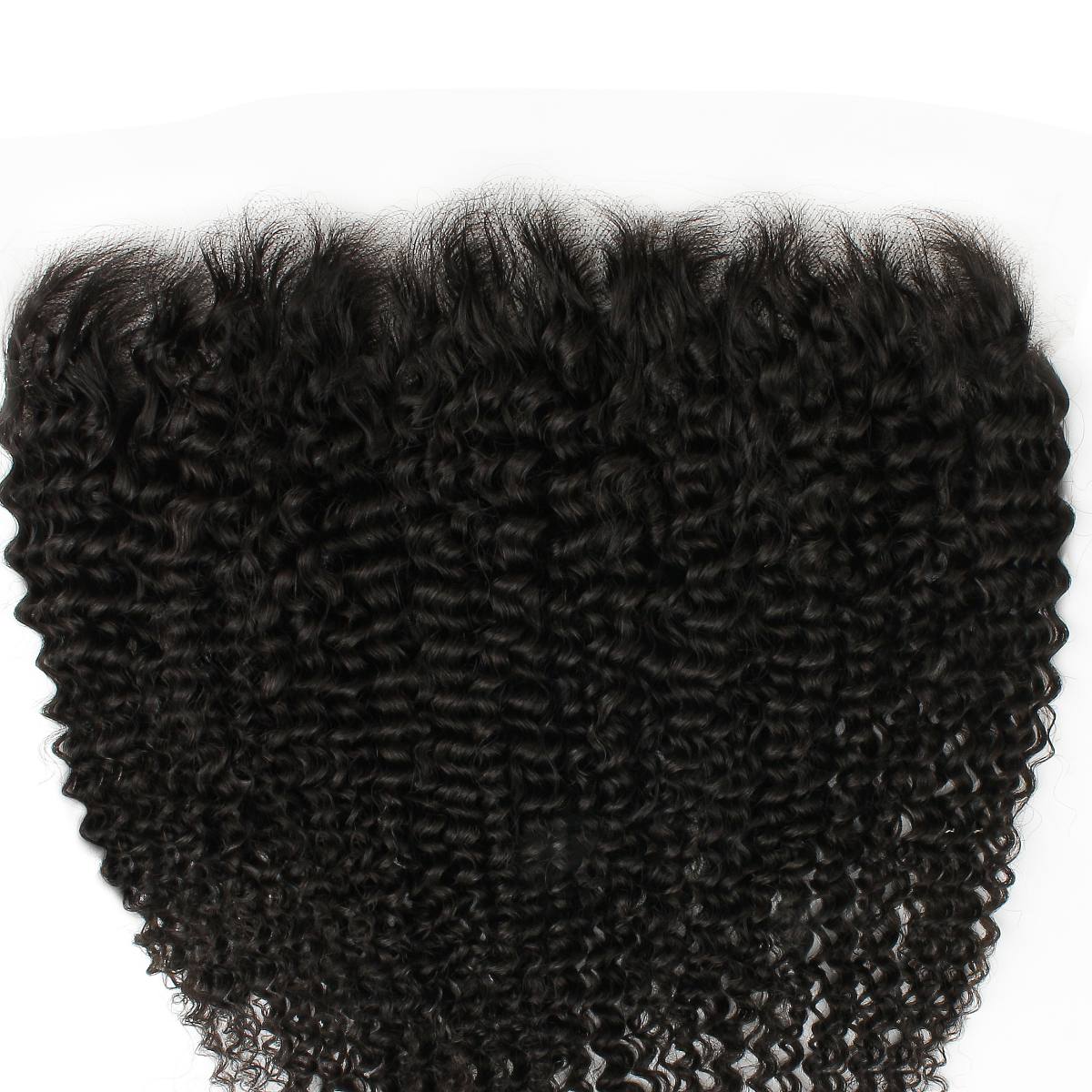 Frontal de cabello humano Jerry Curl 13x6 HD Lace