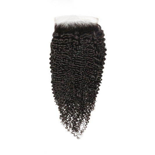 Cierre de cabello humano de encaje HD Jerry Curl 6x6