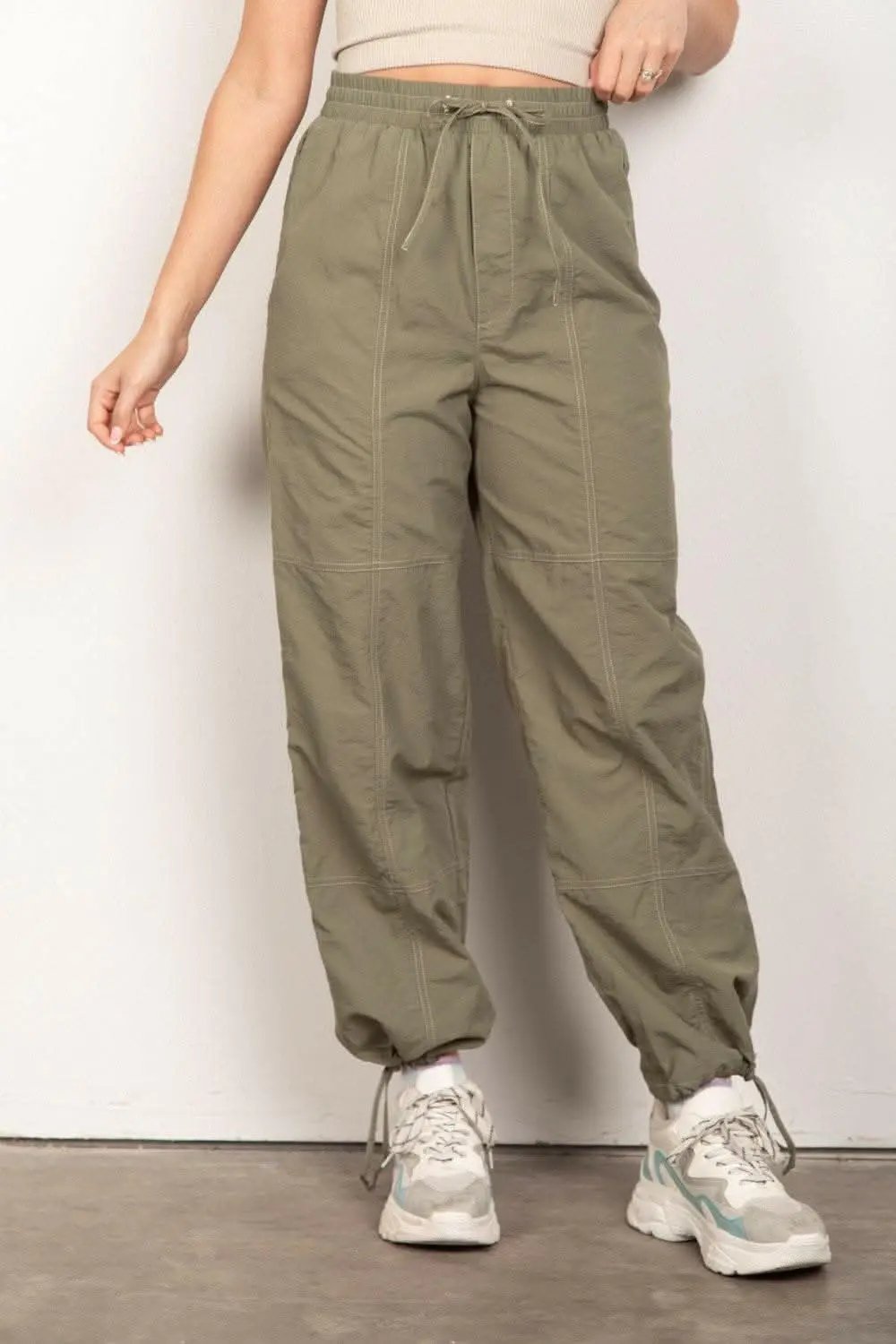 Pants Trendsi TIKTOK - Joggers with Customizable Parachute Style - Very J Ed