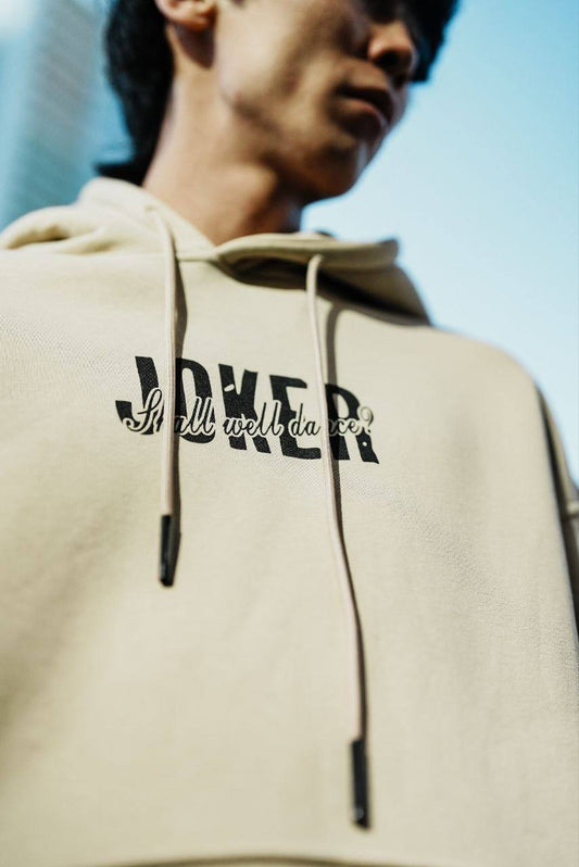 Sudadera con capucha extragrande unisex con gráfico de Joker "¿Bailamos?"