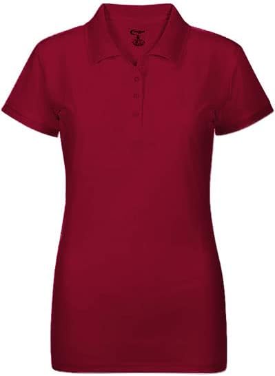 Juniors Short Sleeve Dri Fit Moisture Wicking Polo Shirt