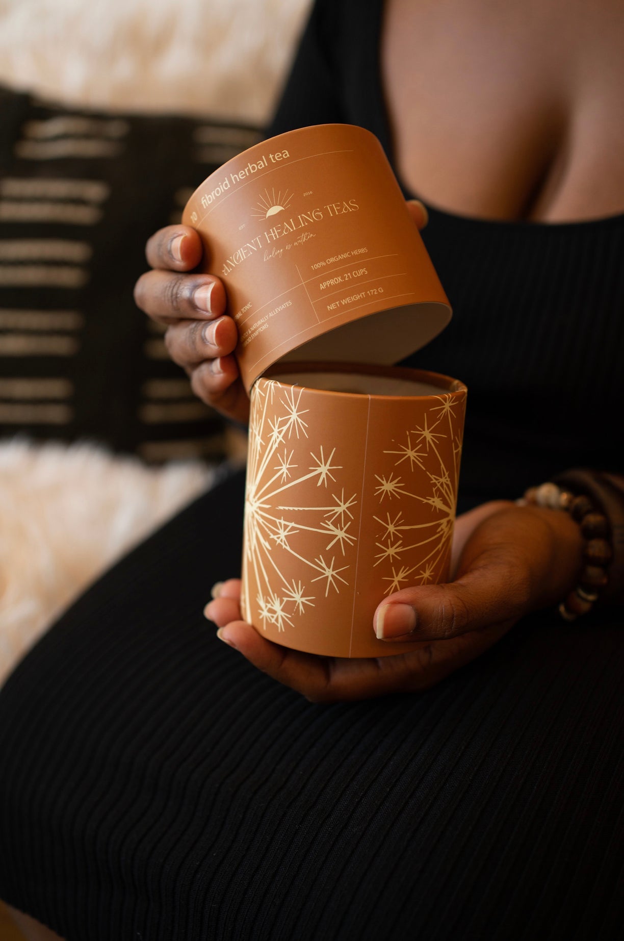Té de hierbas para fibromas - Bienestar menstrual natural | Suministro para 30 días