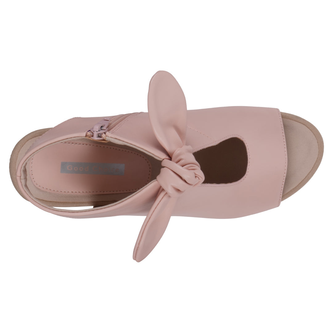 Sandalias de tacón Kimora rosas para mujer