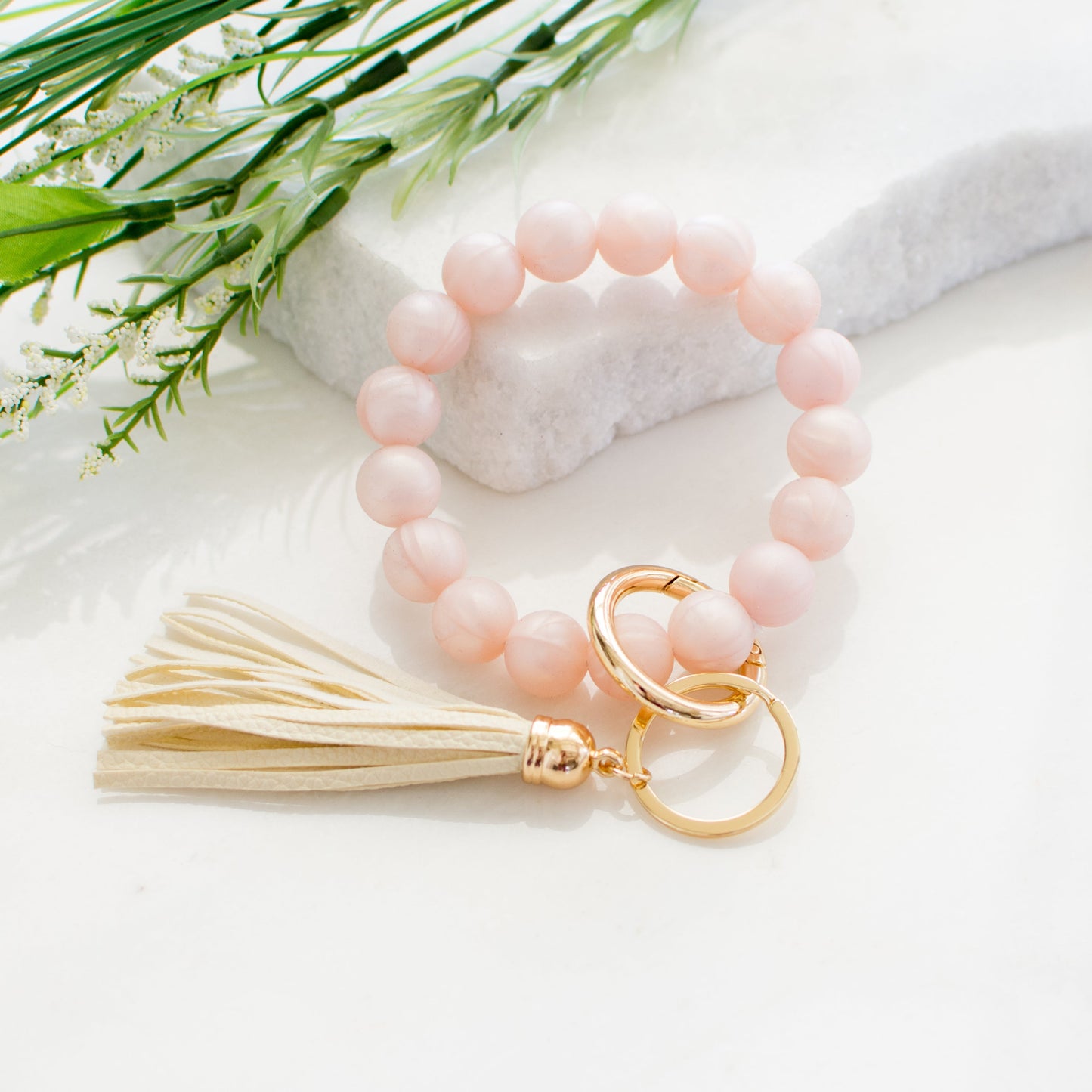 Pulsera de silicona para llavero