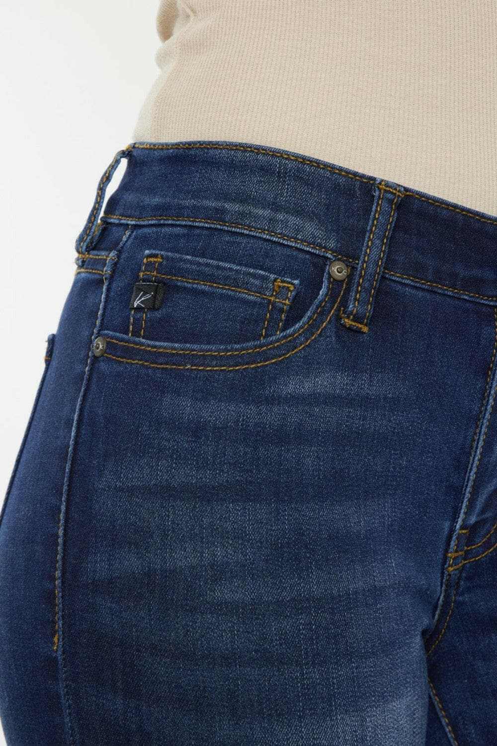 Pants Trendsi Kancan mid rise ombre skinny jeans