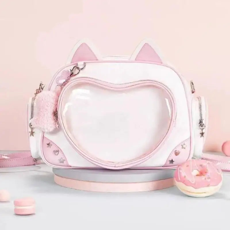 Bolso Ita Gato Rosa Kawaii
