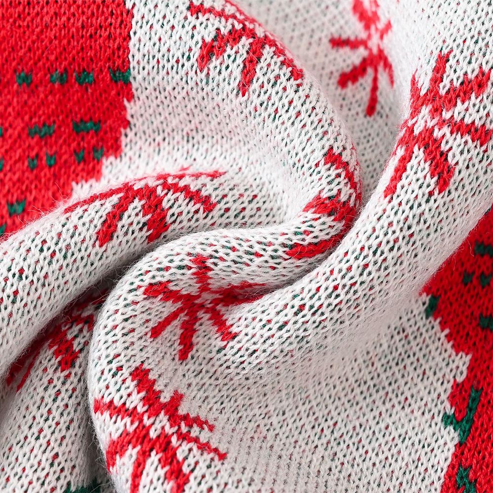 Kids Reindeer Jacquard Christmas Holiday Sweater | NCS