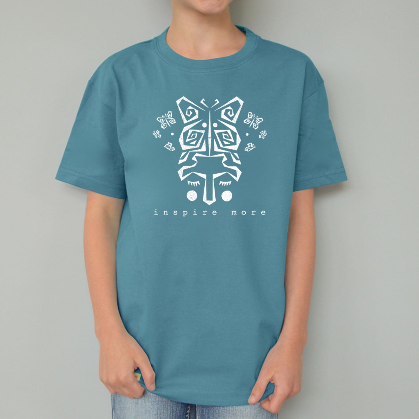 "Inspire More" Butterfly T-Shirt for Kids