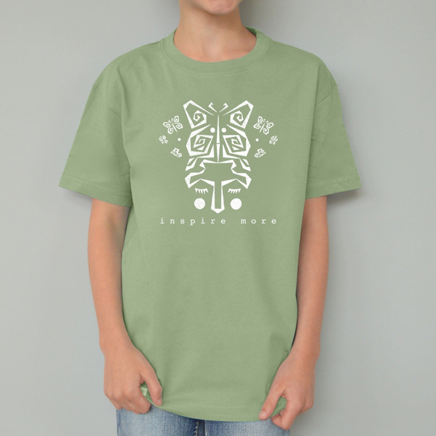 "Inspire More" Butterfly T-Shirt for Kids