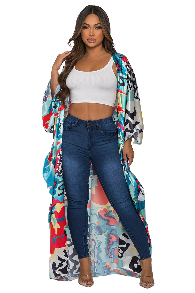 Quimono Estampado Inspiración Asiática {Los Kimonos Son Oversize}