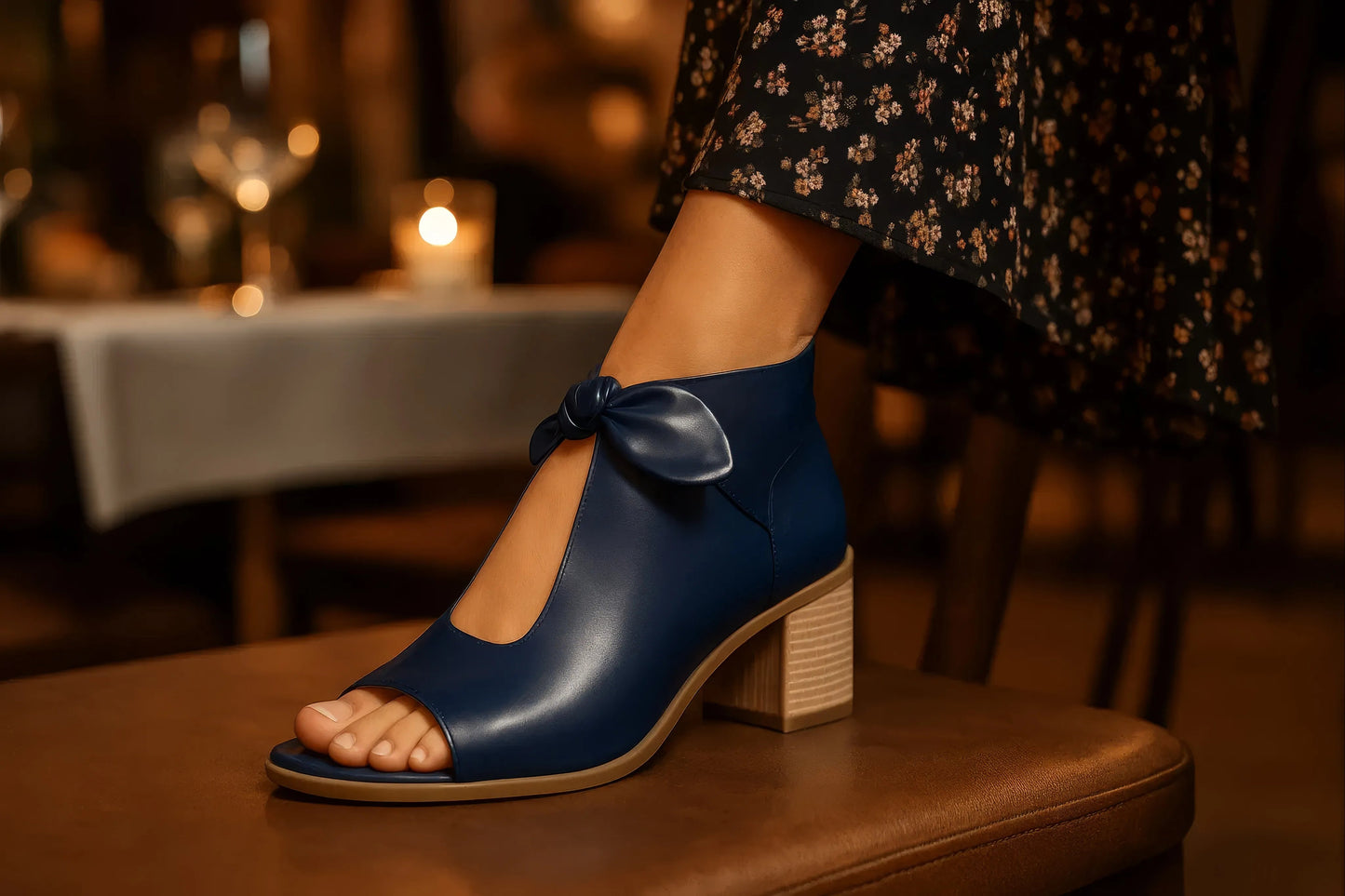 Sandalias de tacón Kimora rosas para mujer