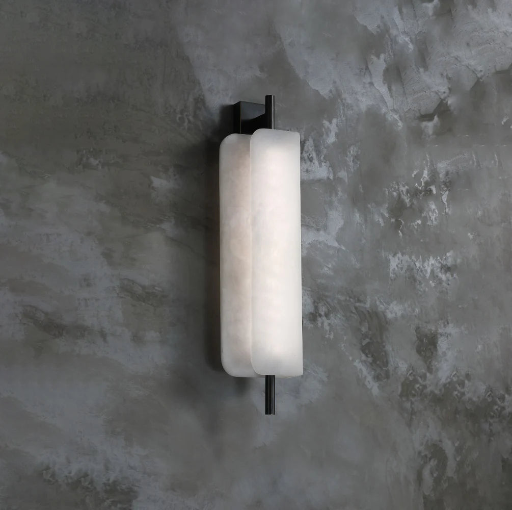 Lámpara de pared de alabastro Kinkairo