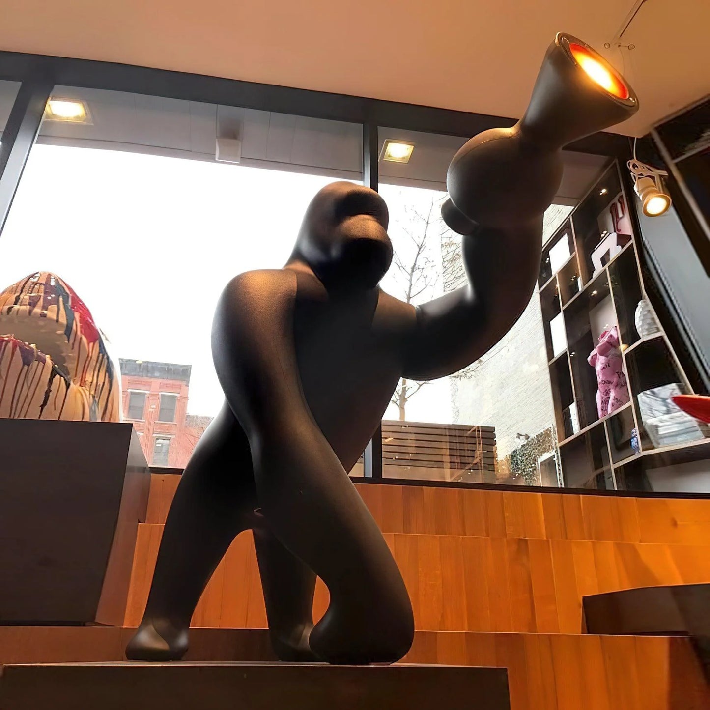 Lámpara de pie Escultura Kong