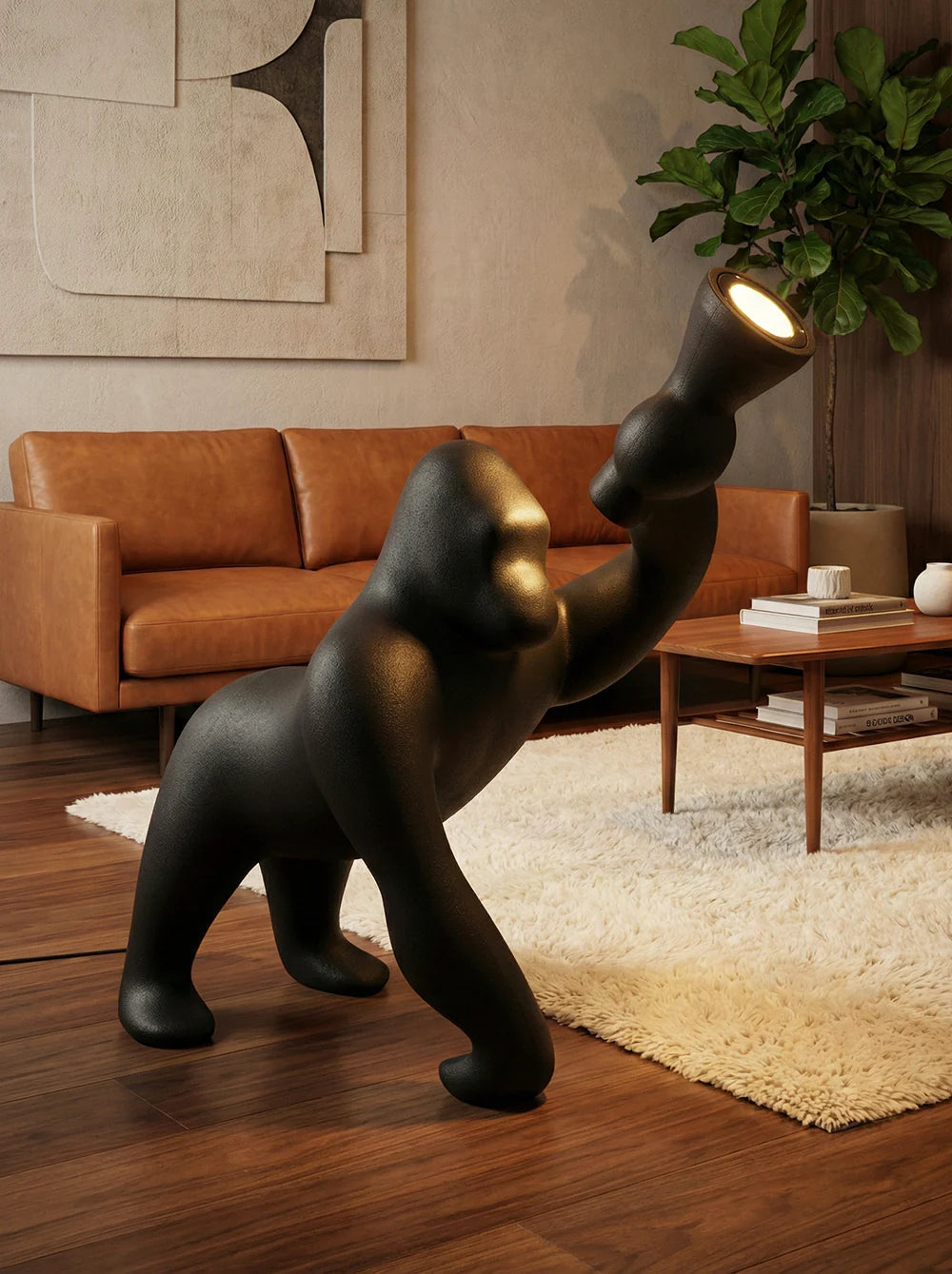 Lámpara de pie Escultura Kong