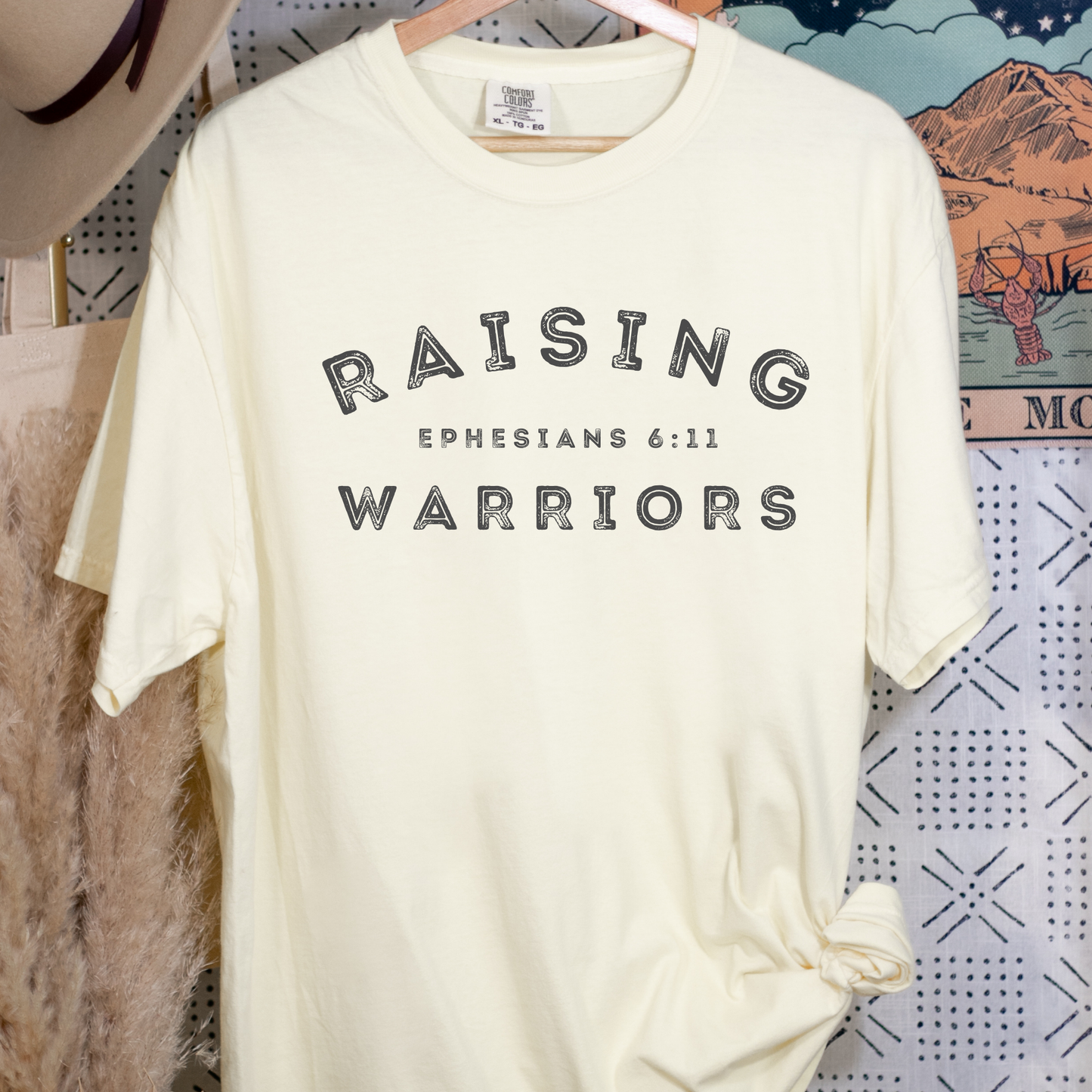 Raising Warriors Ephesion 6 11 | Comfort Colors T-shirt | Stylish Trendy Apparel