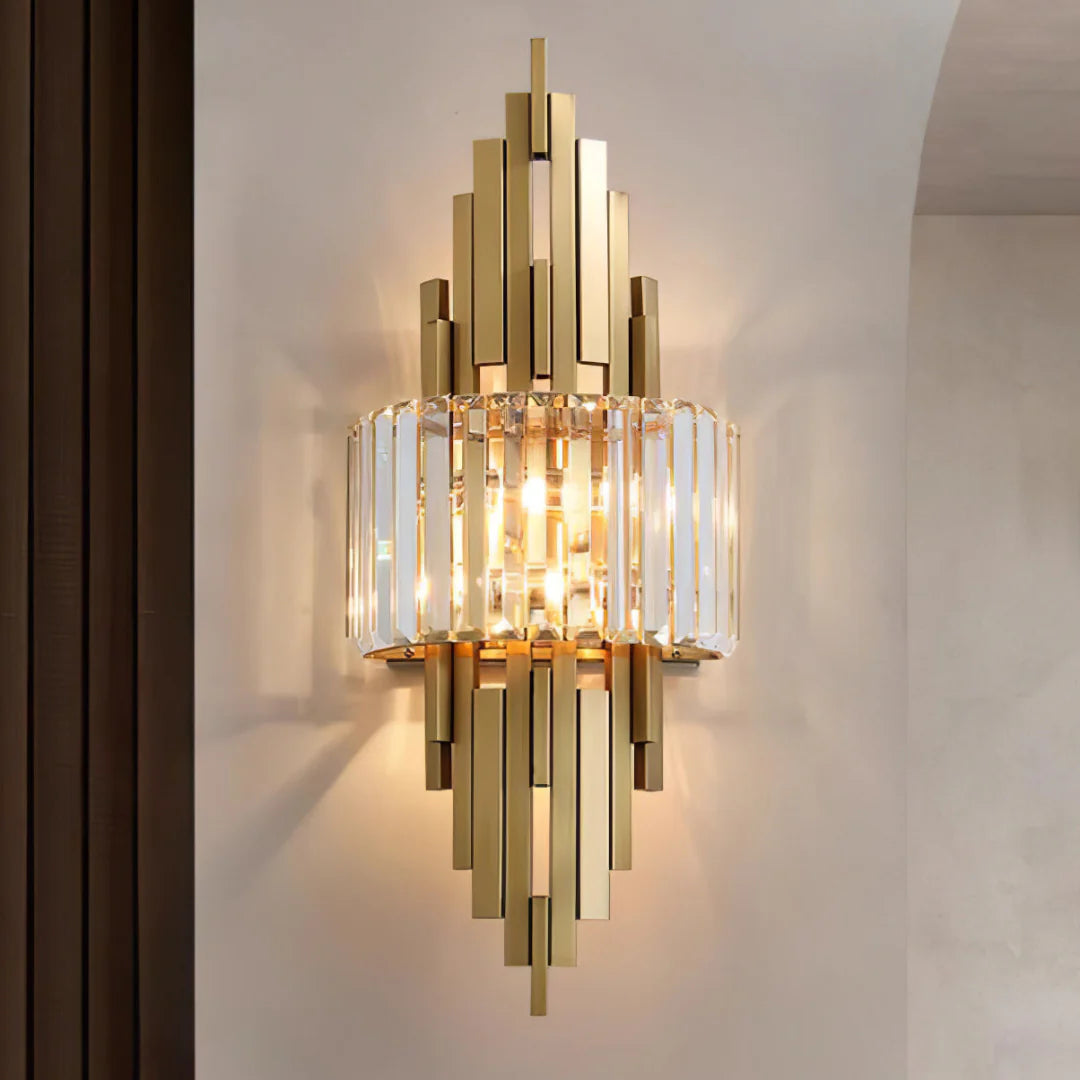 Lámpara de pared moderna Kubica Crystal