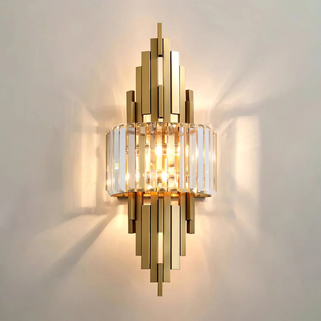 Lámpara de pared moderna Kubica Crystal