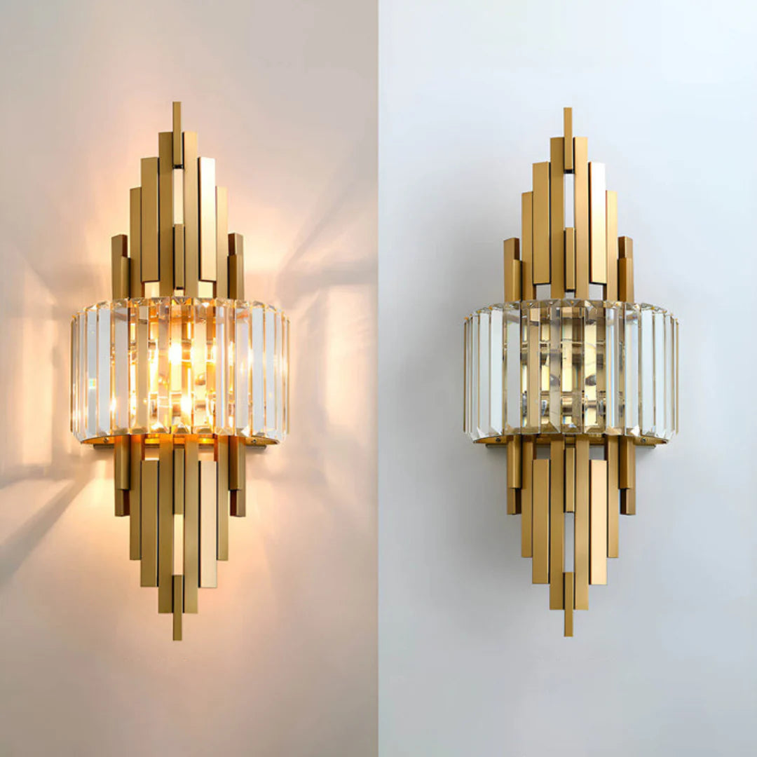 Lámpara de pared moderna Kubica Crystal