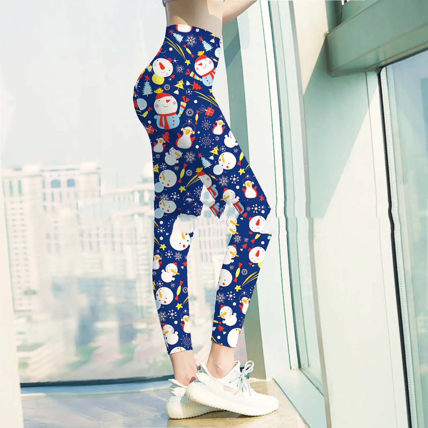 Personalized Christmas Leggings for Yoga Practice