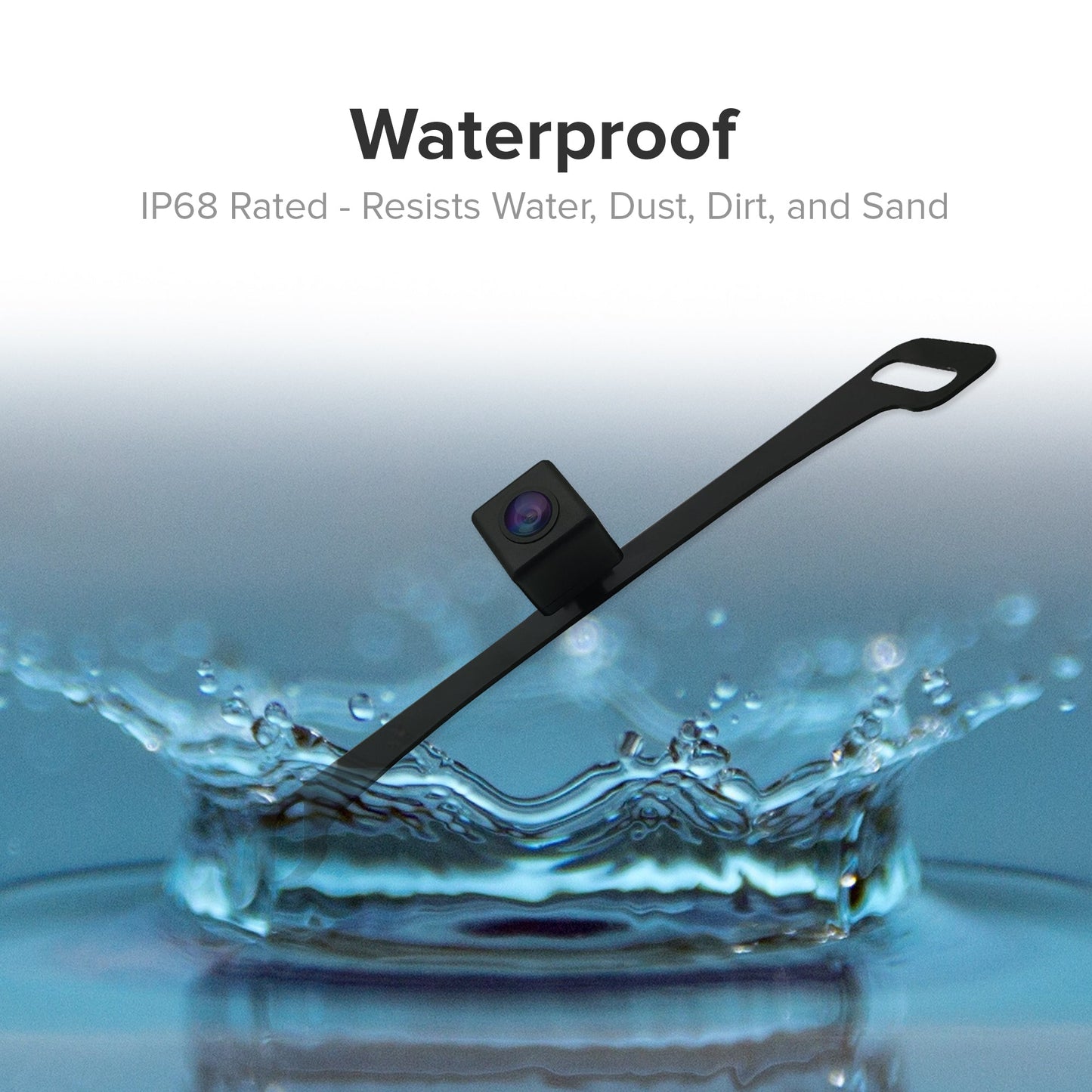 Master Tailgaters 10.5" Rear View Mirror with 4.3" LCD Screen and 170° Backup Camera | Rearview Universal Fit | Auto Adjusting Brightness LCD | Anti Glare | Full Original Mirror Replacement