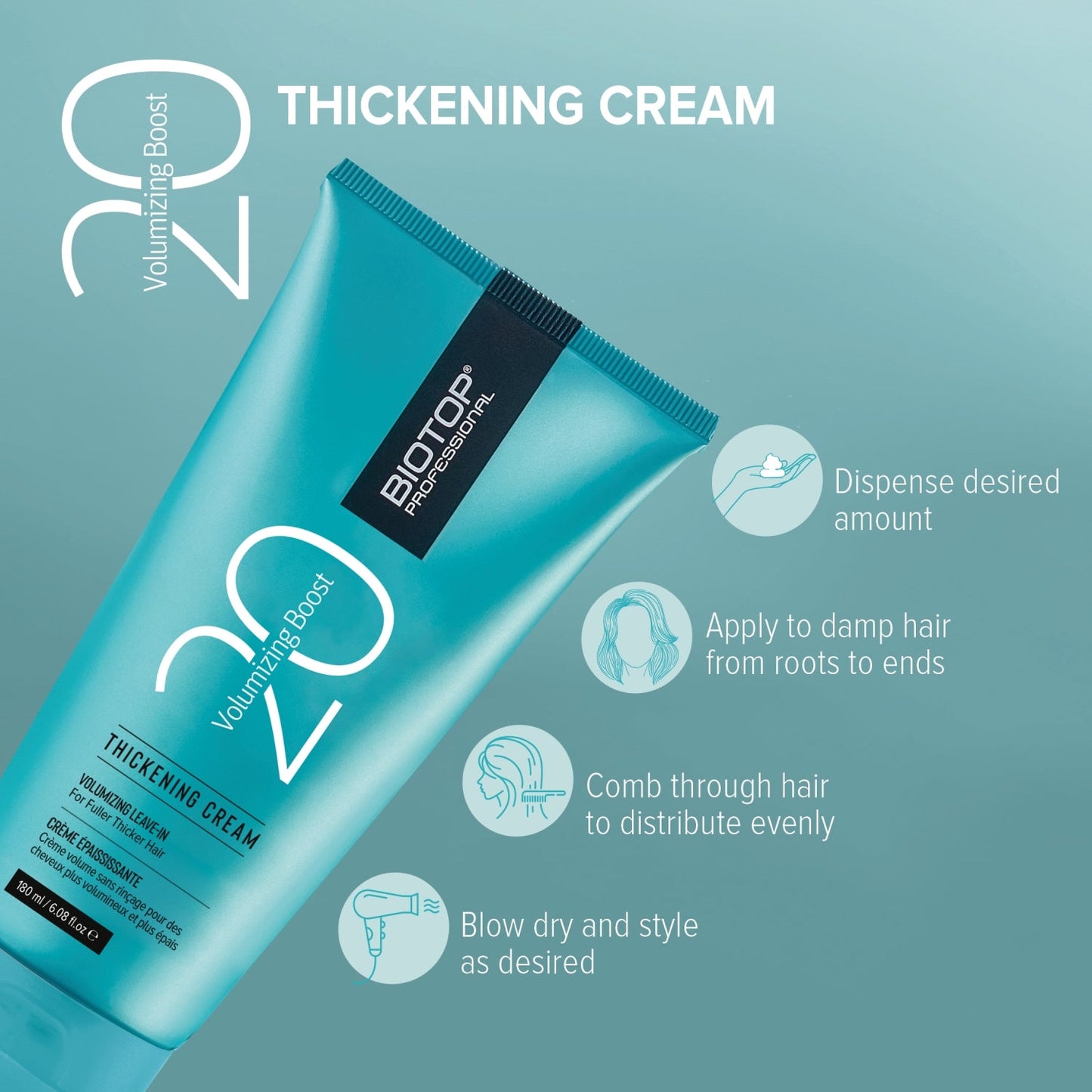 20 Crema Capilar Voluminizadora