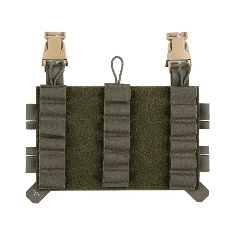 Placa de velcro cortada con láser con cartucheras extraíbles para escopeta