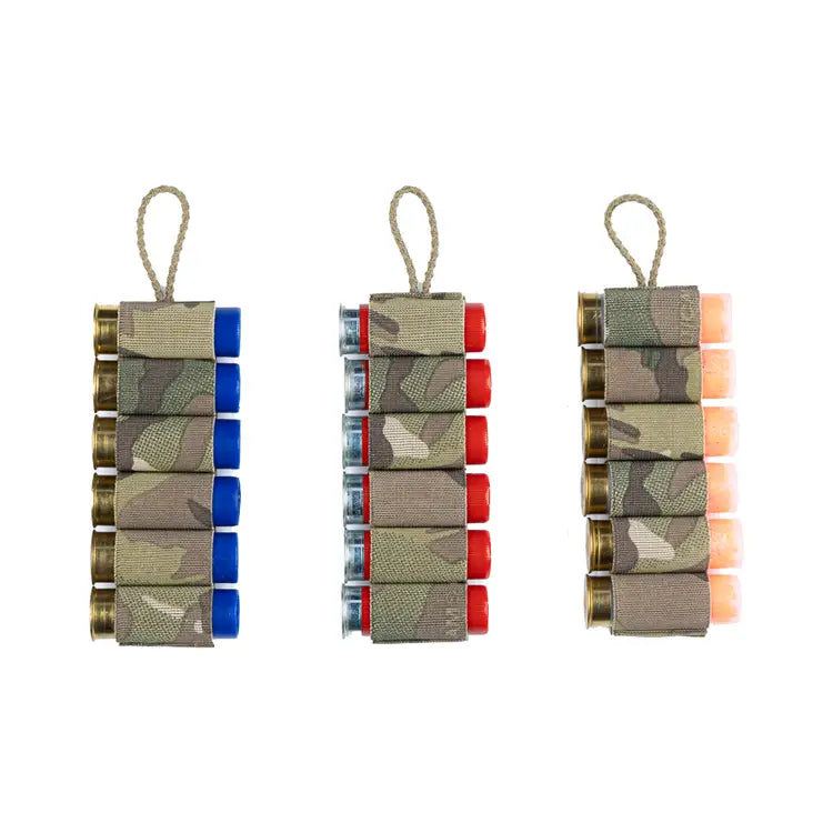 Placa de velcro cortada con láser con cartucheras extraíbles para escopeta