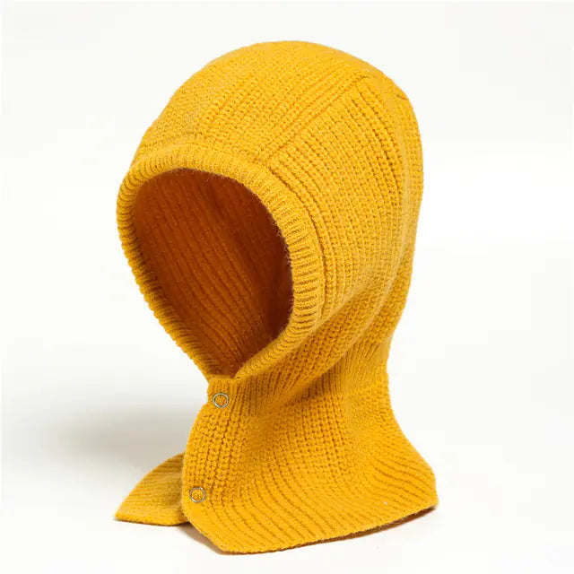 Women's Winter Knitted Cap and Warm Scarf Set