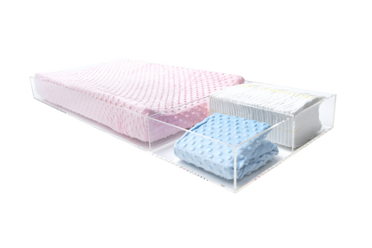 LELLOBABY™ - Bandeja Acrílica para Cambiador Edición Premier de 6 mm de Grosor PLUS+