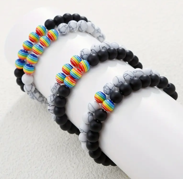 Pulsera de cuentas Orgullo LGBTQ