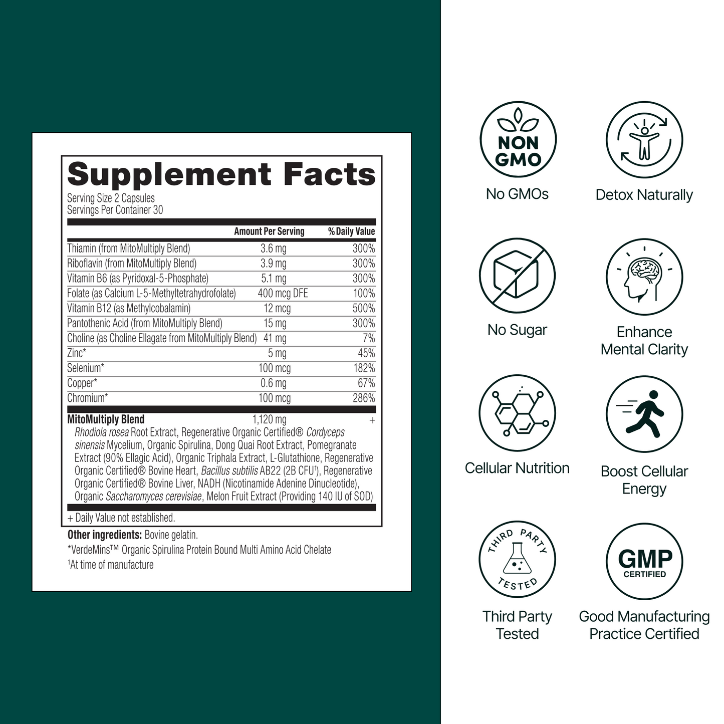 MitoMultiply | Methylated Multivitamin