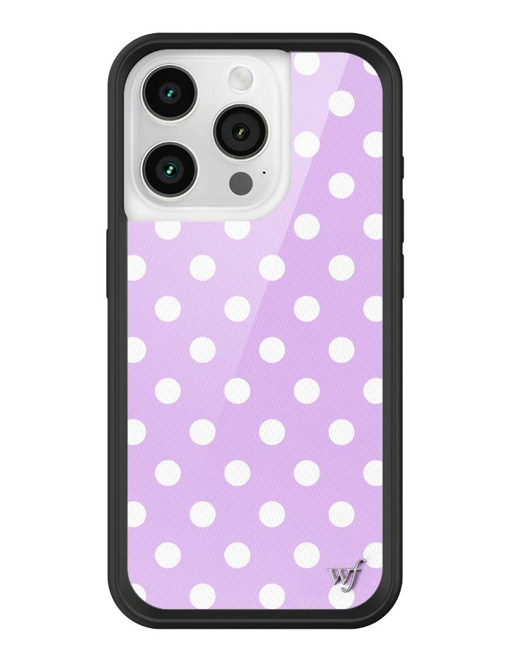 Polka Dot | Lavender and White iPhone Case