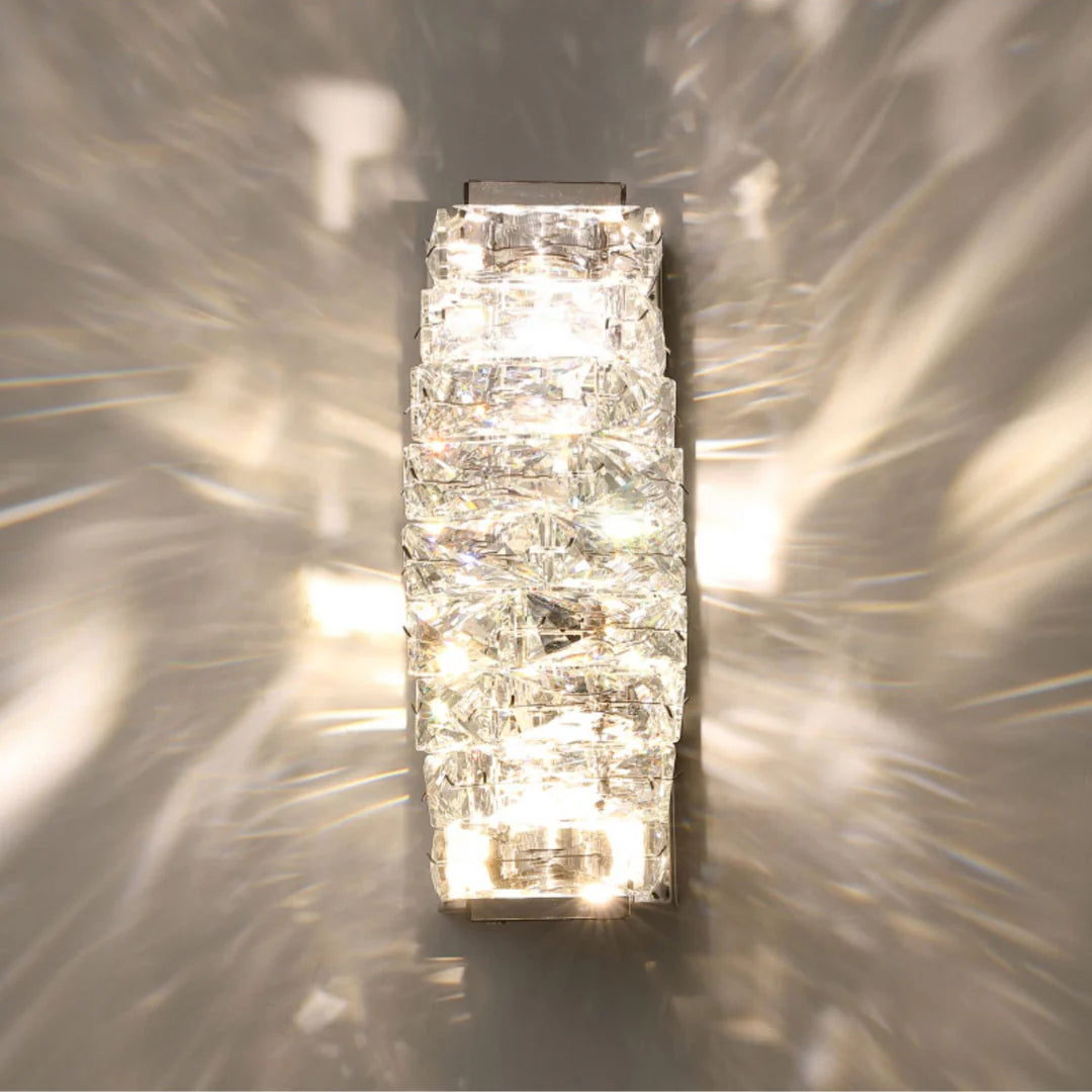 Aplique de pared laminado de cristal
