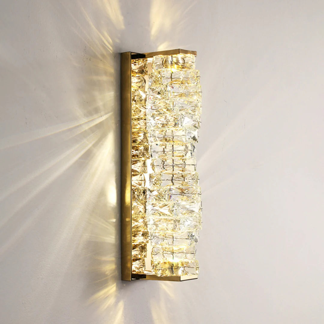 Aplique de pared laminado de cristal