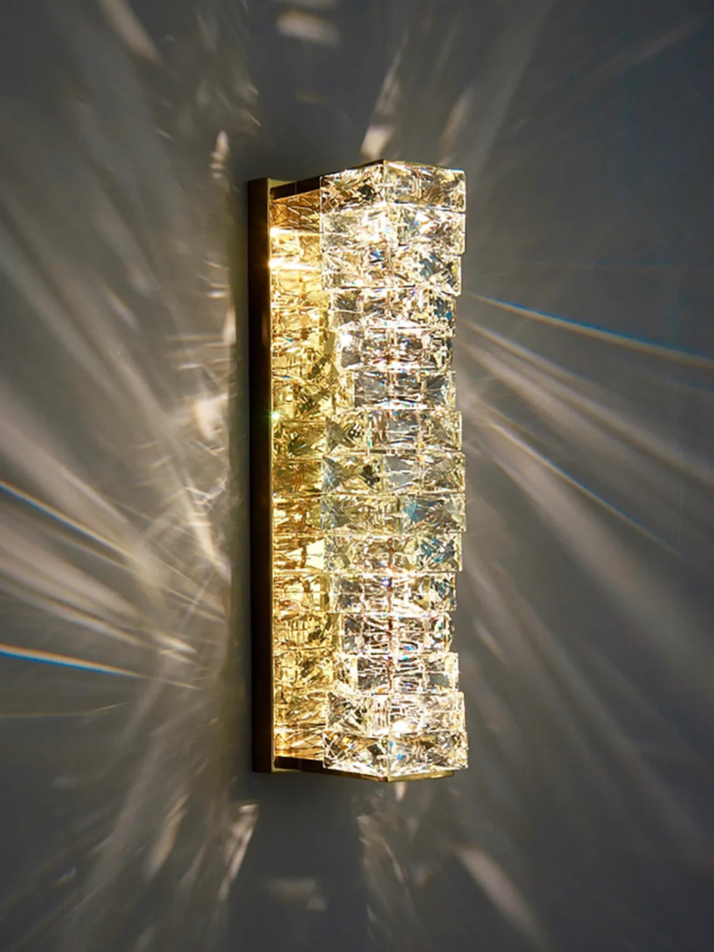 Aplique de pared laminado de cristal