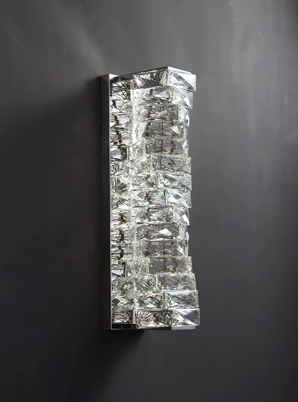 Aplique de pared laminado de cristal
