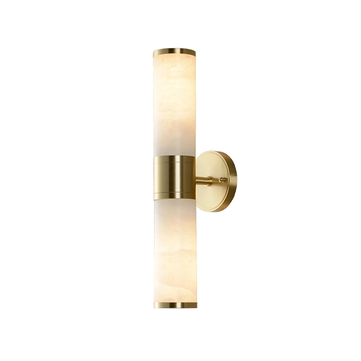 Lámpara de pared cilíndrica Alabaster Lampatron