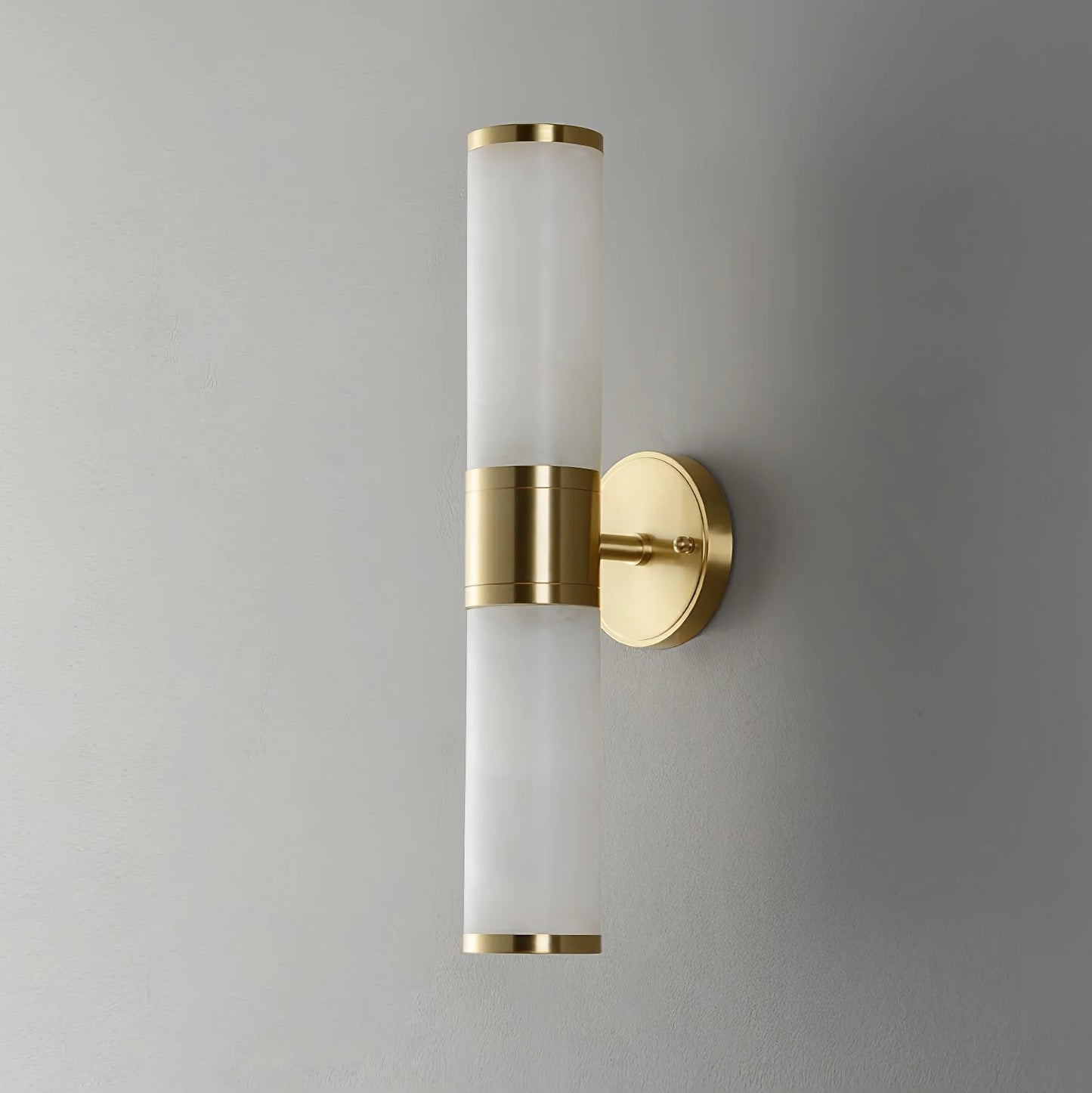 Lámpara de pared cilíndrica Alabaster Lampatron