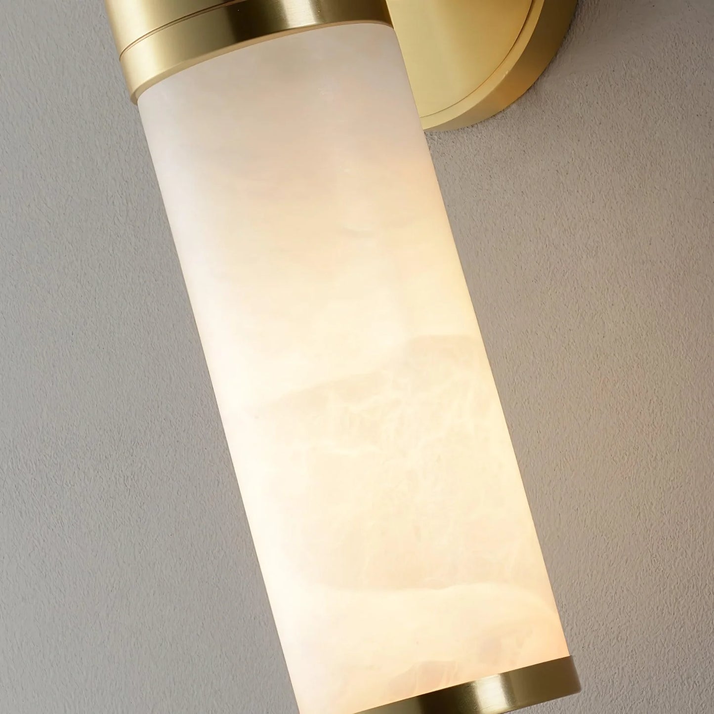 Lámpara de pared cilíndrica Alabaster Lampatron