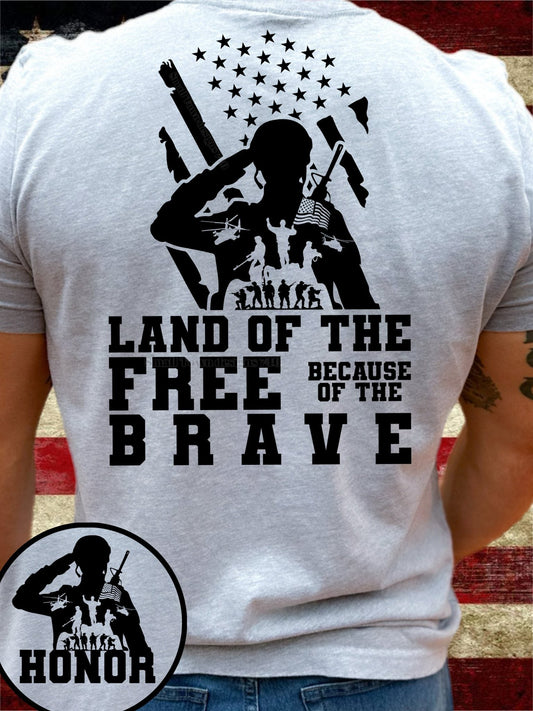 Camiseta La Tierra de la Libertad gracias a los Valientes