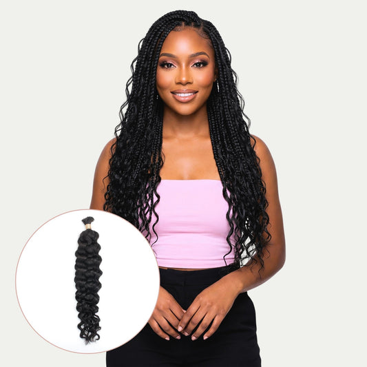 Cabello de trenzar 100 % humano Latin Wave Bulk