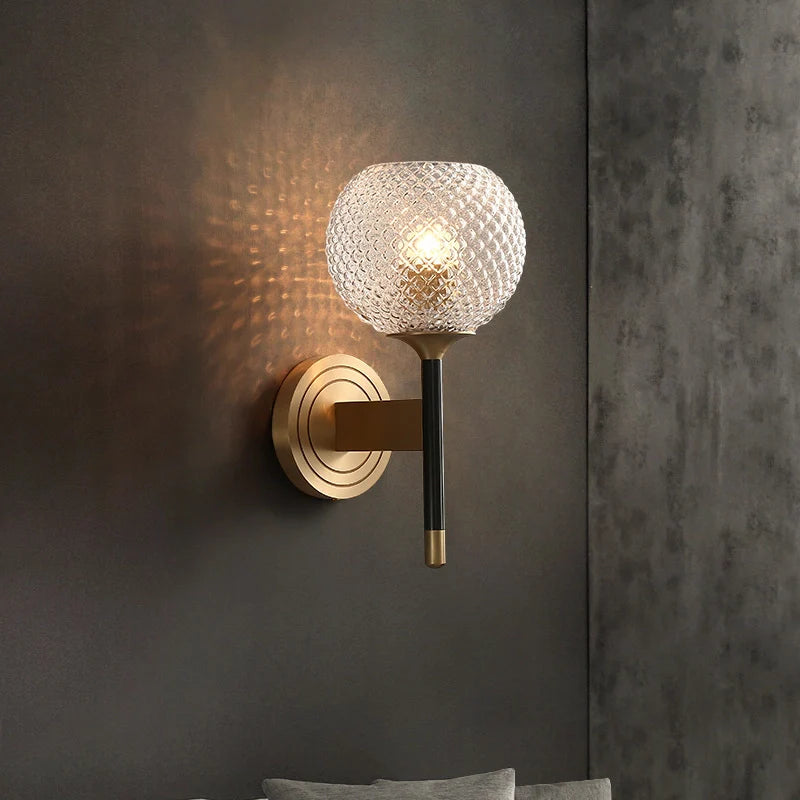 Aplique de pared Lattice Glass