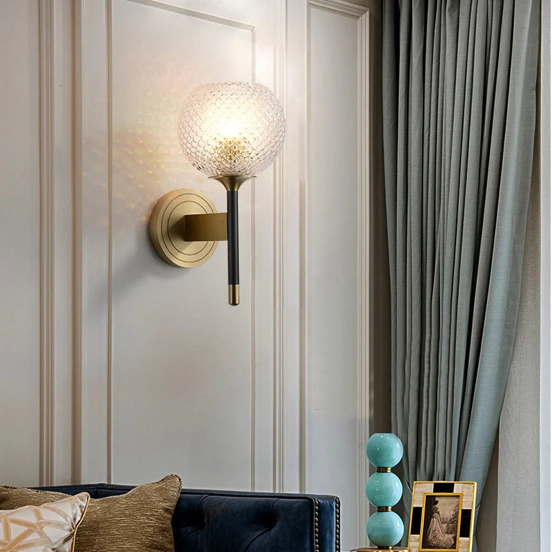 Aplique de pared Lattice Glass