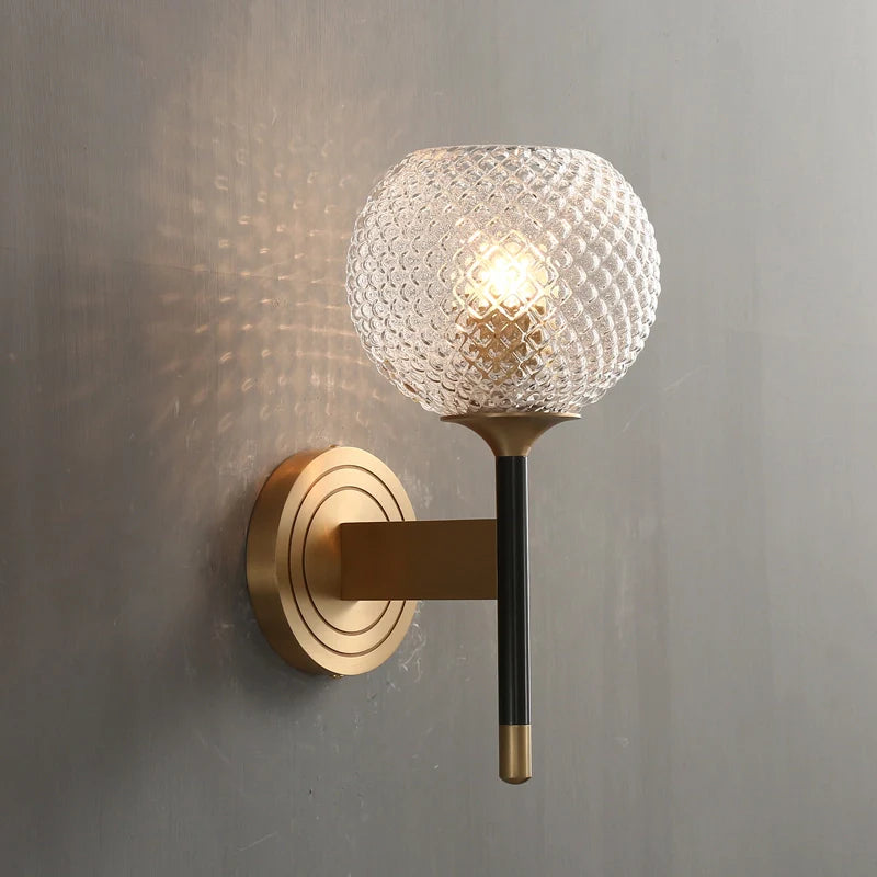 Aplique de pared Lattice Glass