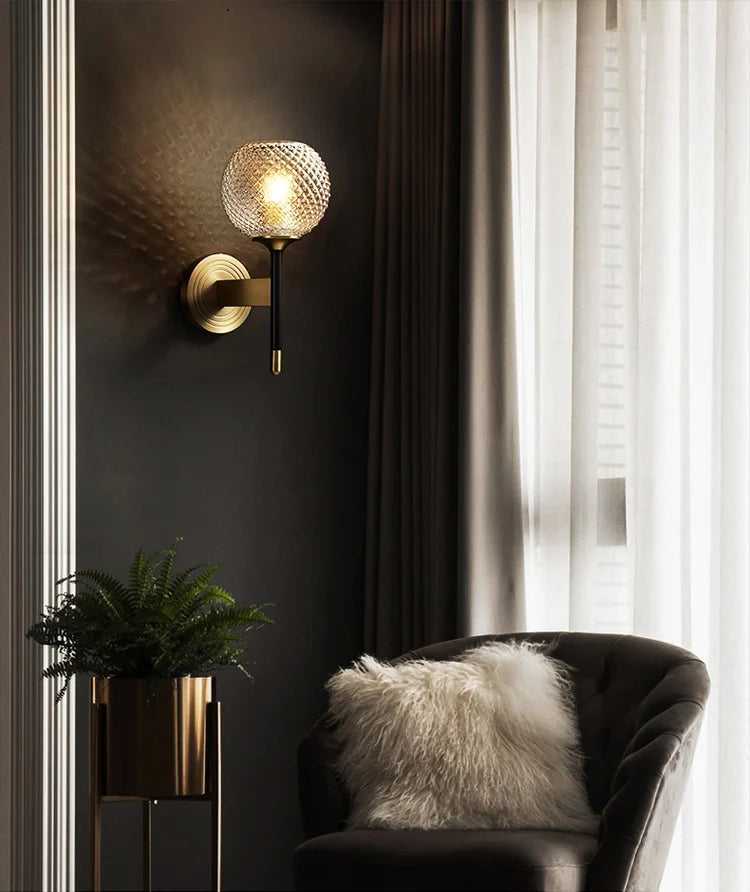 Aplique de pared Lattice Glass