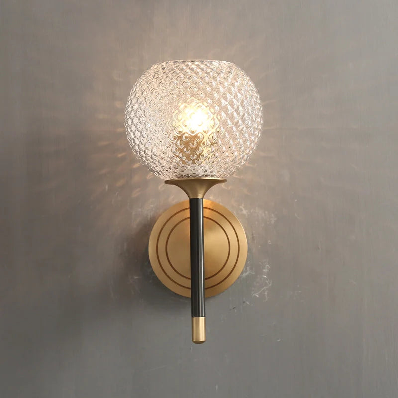 Aplique de pared Lattice Glass