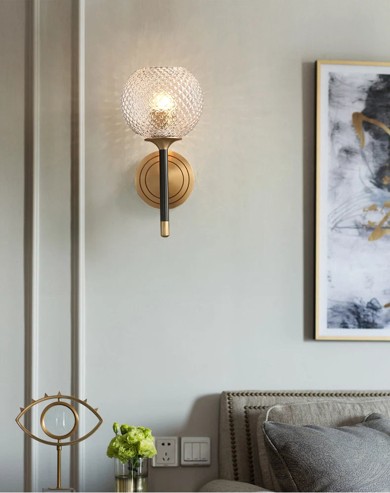 Aplique de pared Lattice Glass
