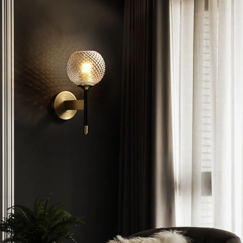 Aplique de pared Lattice Glass