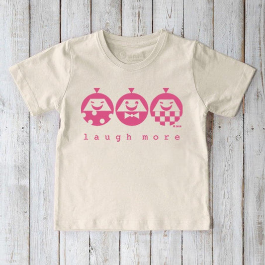 "Laugh More" Happy Vibe T-Shirt for Kids