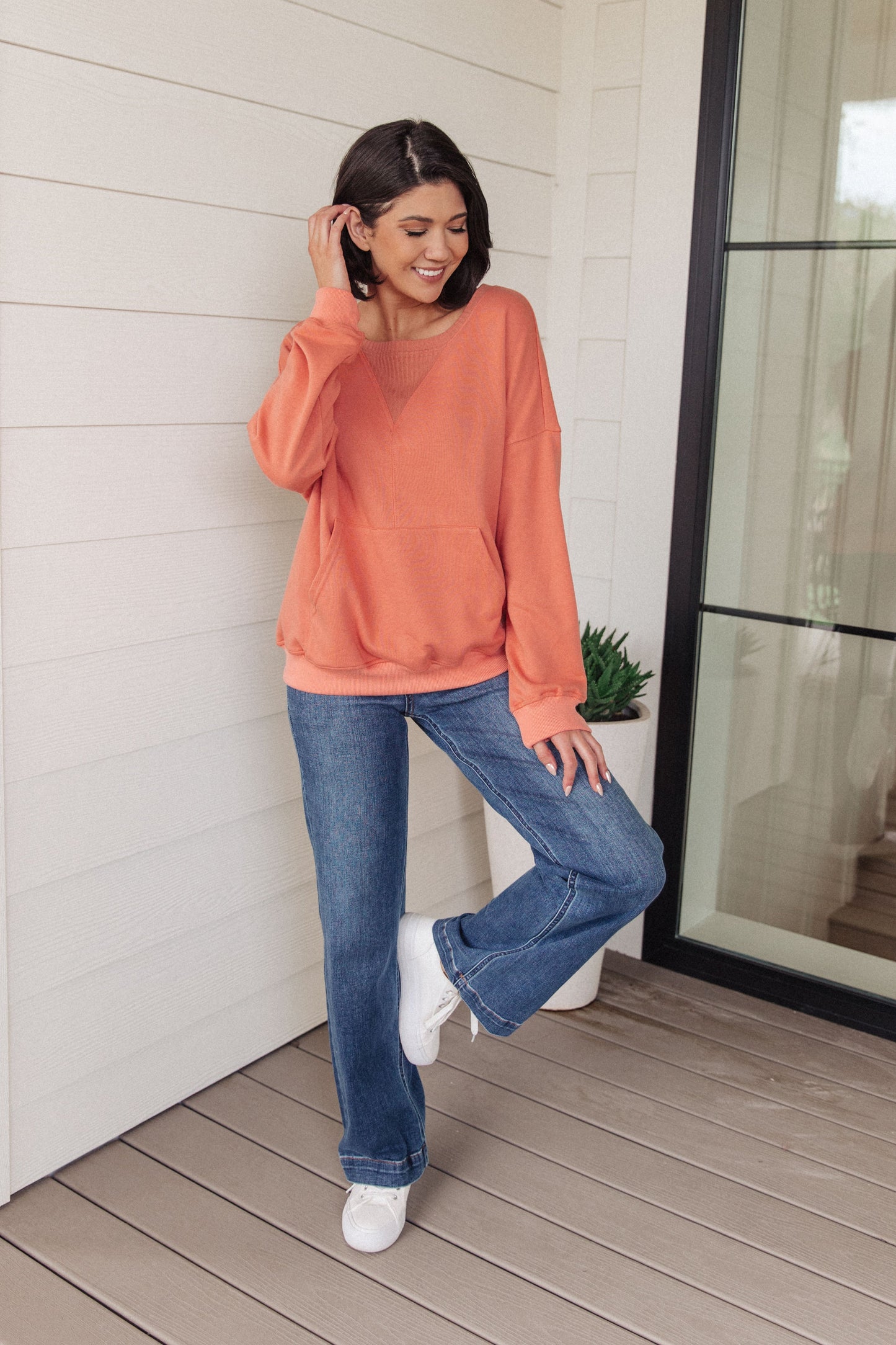 Jersey de cuello redondo Layer Me Up